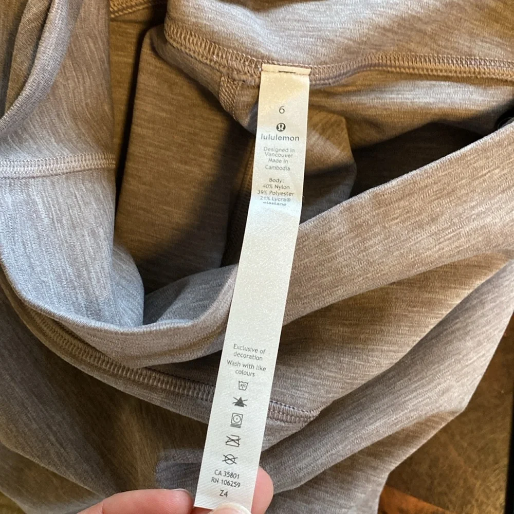 Lululemon Align Pant 28” Heathered Lunar Rock size 6 - Picture 5 of 5